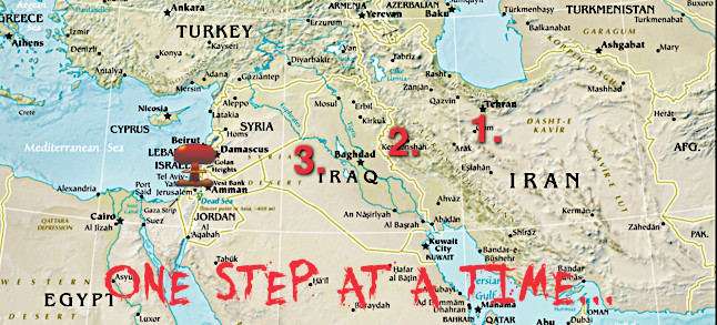 (Het 4-fasenplan van Iran)